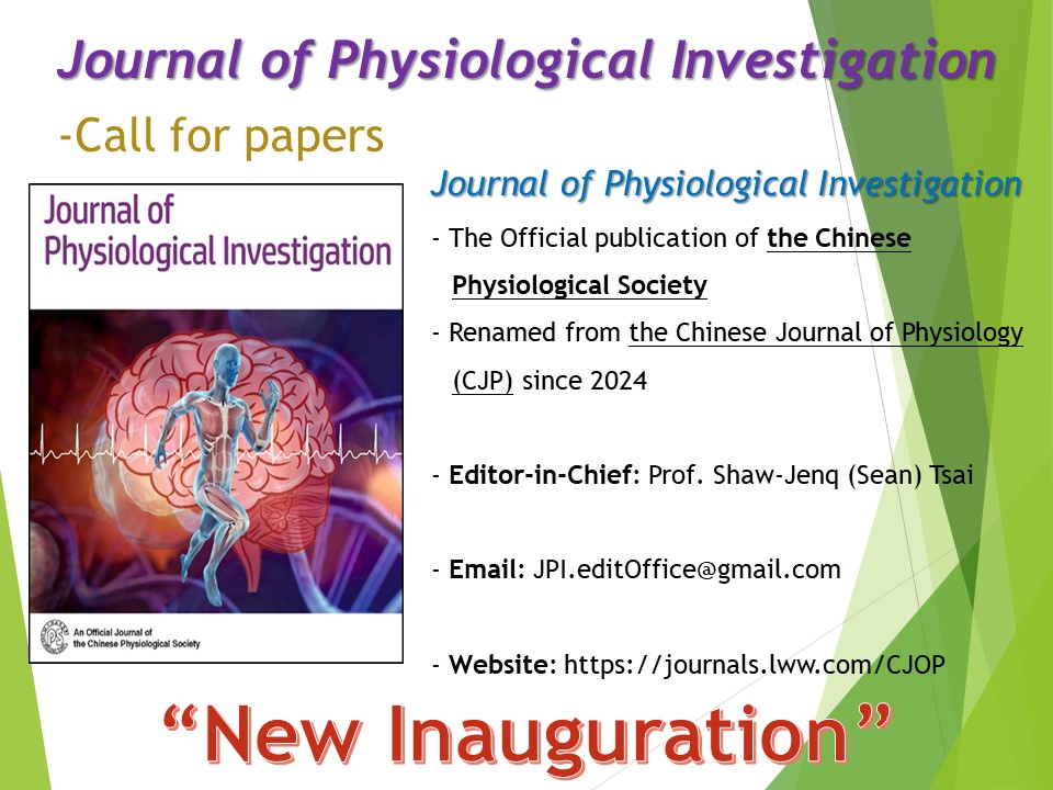Journal of Physiological Investigation (JPI)  Call
